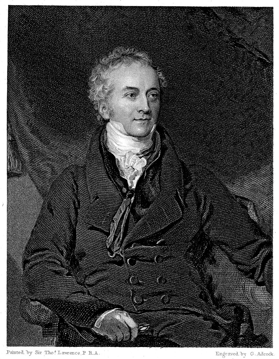 Thomas Young, físico y egiptólogo inglés de G. H. Adcock