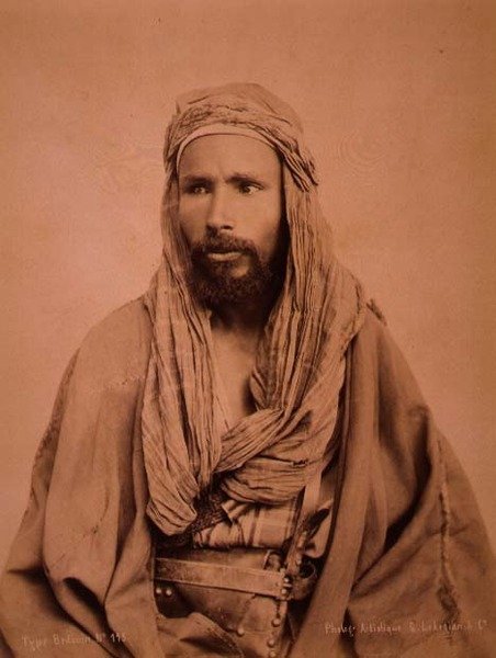 Retrato de un beduino egipcio de G. Lekegian
