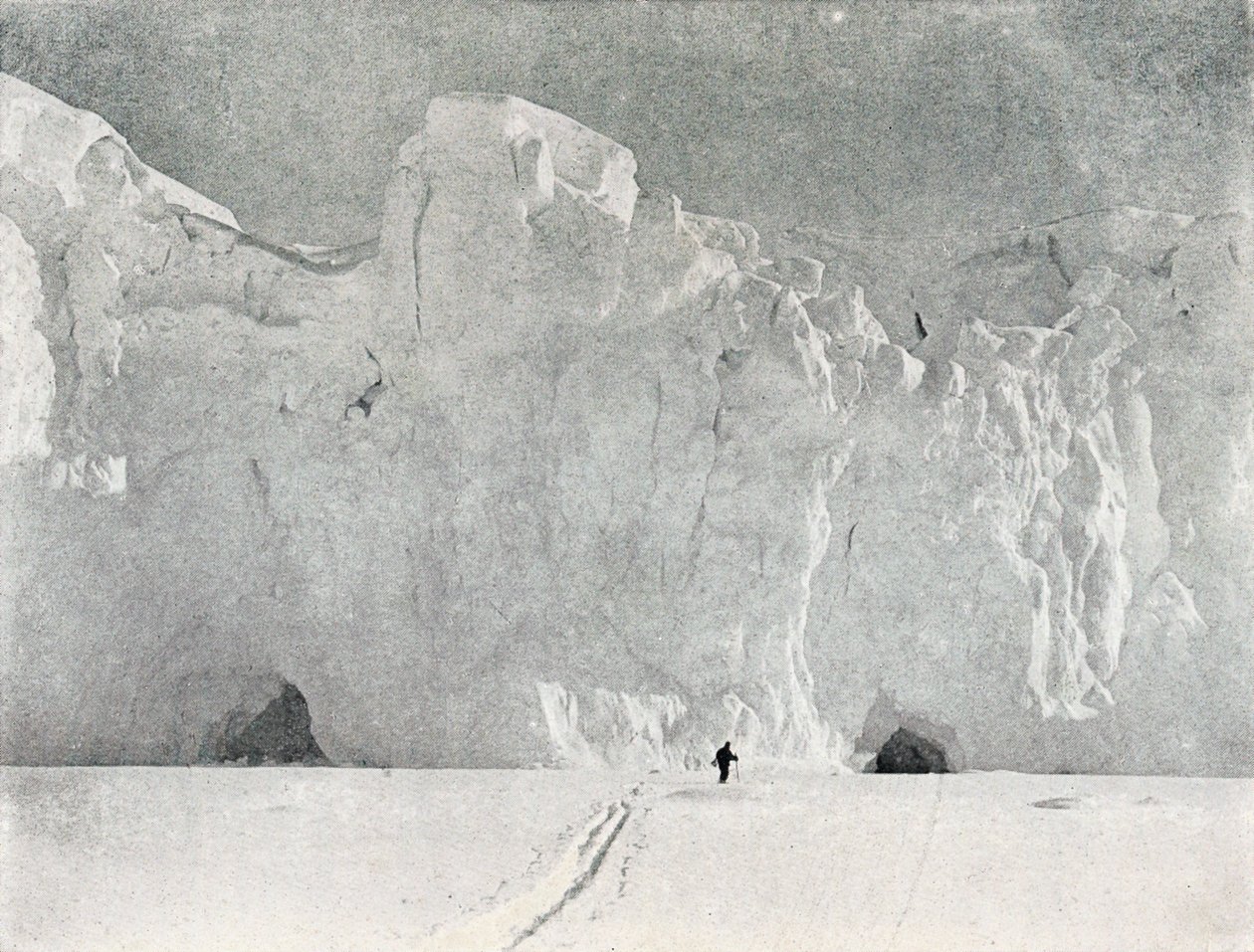 Cara de un Glaciar en la Tierra de Victoria, c. 1911, 1913 de G. Murray Levick