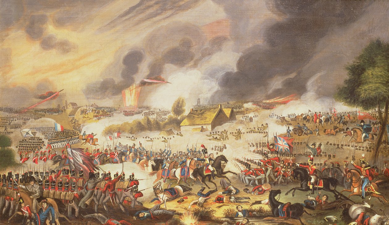 La batalla de Waterloo, 18 de junio de 1815, 1842 de G. Newton