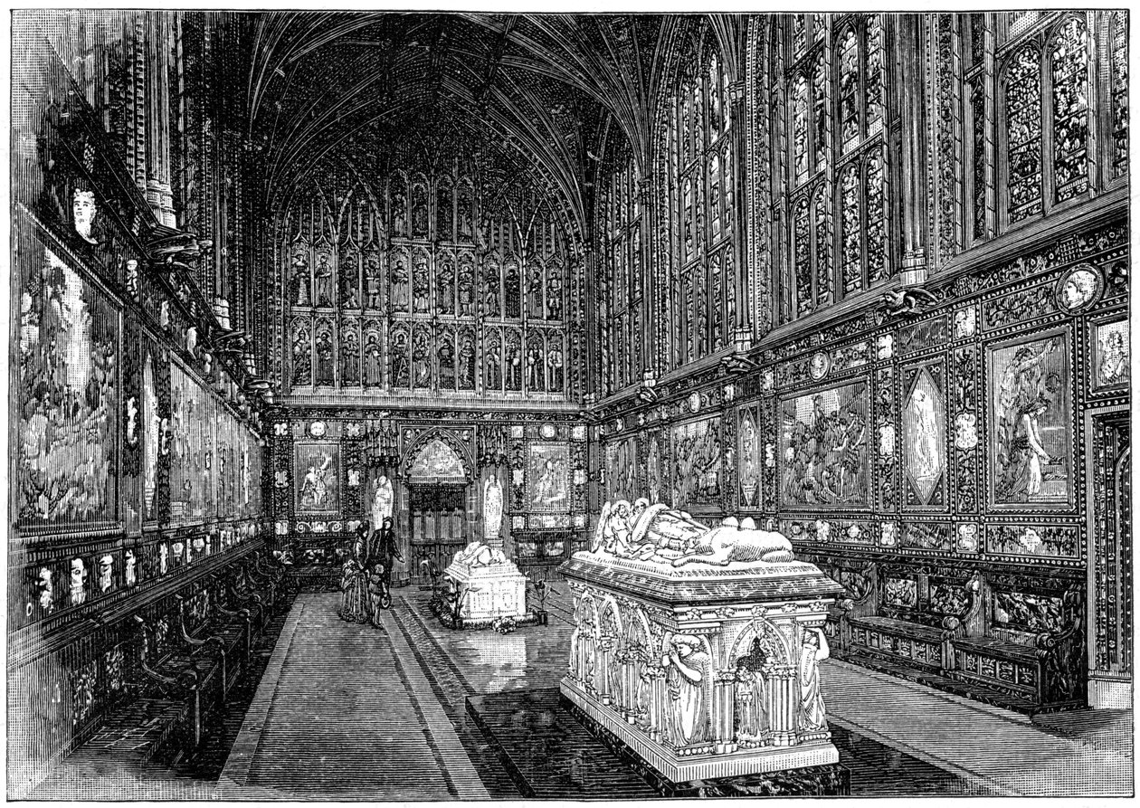 La Capilla Memorial de Alberto, Windsor, 1900 de G. W. Wilson and Company