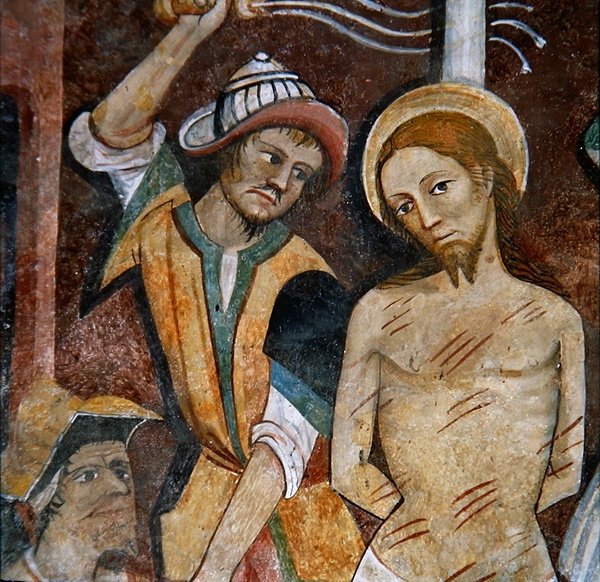 La flagelación de Cristo, del ciclo de la Pasión, c.1500 de G. da Ranzo
