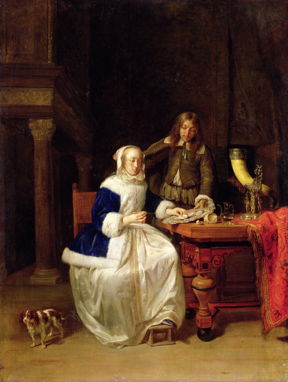 Desayuno, c.1600 de Gabriel Metsu