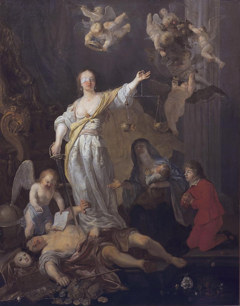 El triunfo de la justicia de Gabriel Metsu