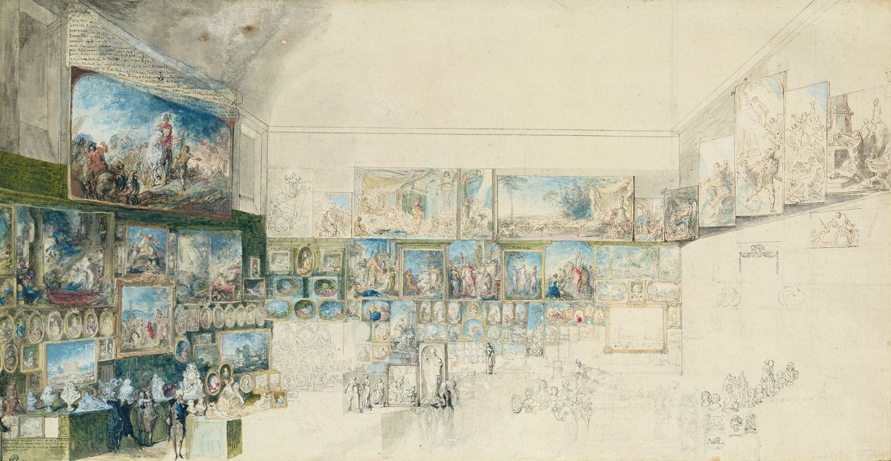 El salón de 1765 de Gabriel de Saint Aubin