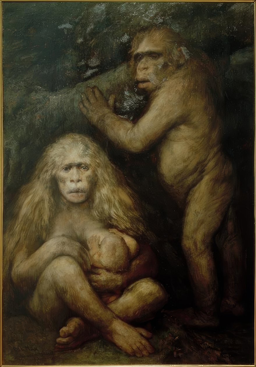 Pithecanthropus alalus de Gabriel Cornelius Ritter von Max