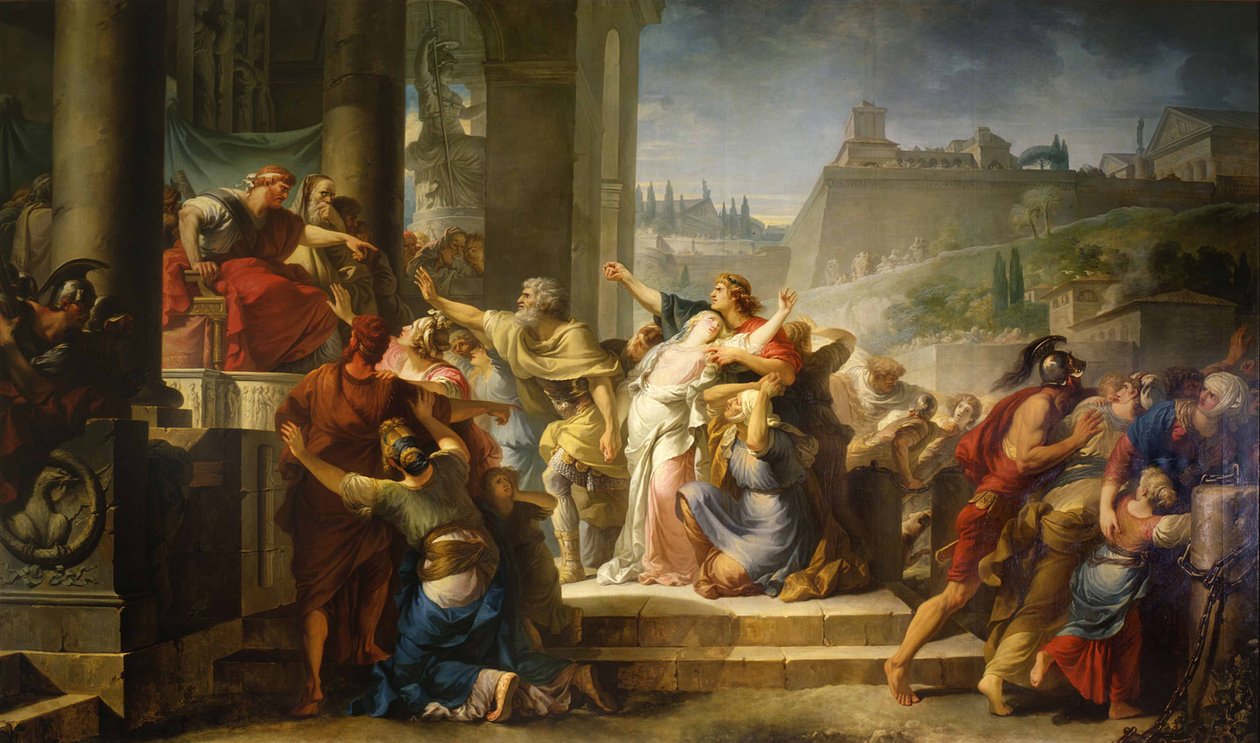 La muerte de Virginia, 1757-1759 de Gabriel Francois Doyen