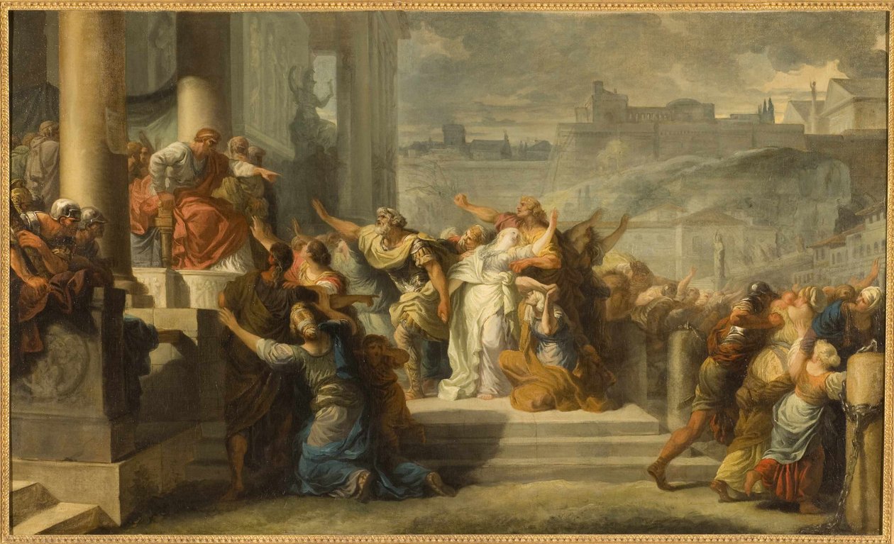 La muerte de Virginie, 1759 de Gabriel Francois Doyen