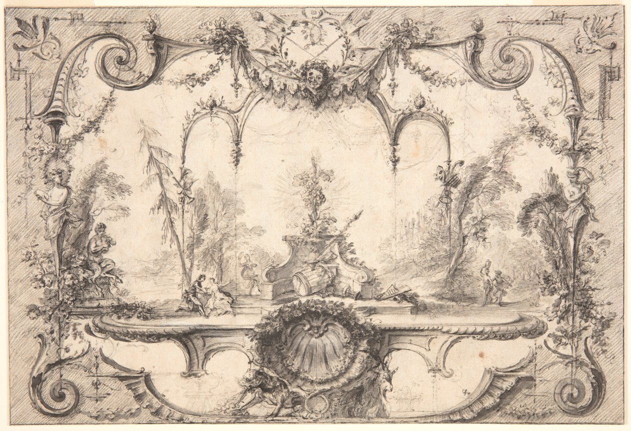 Jardines de Baco de Gabriel Huquier
