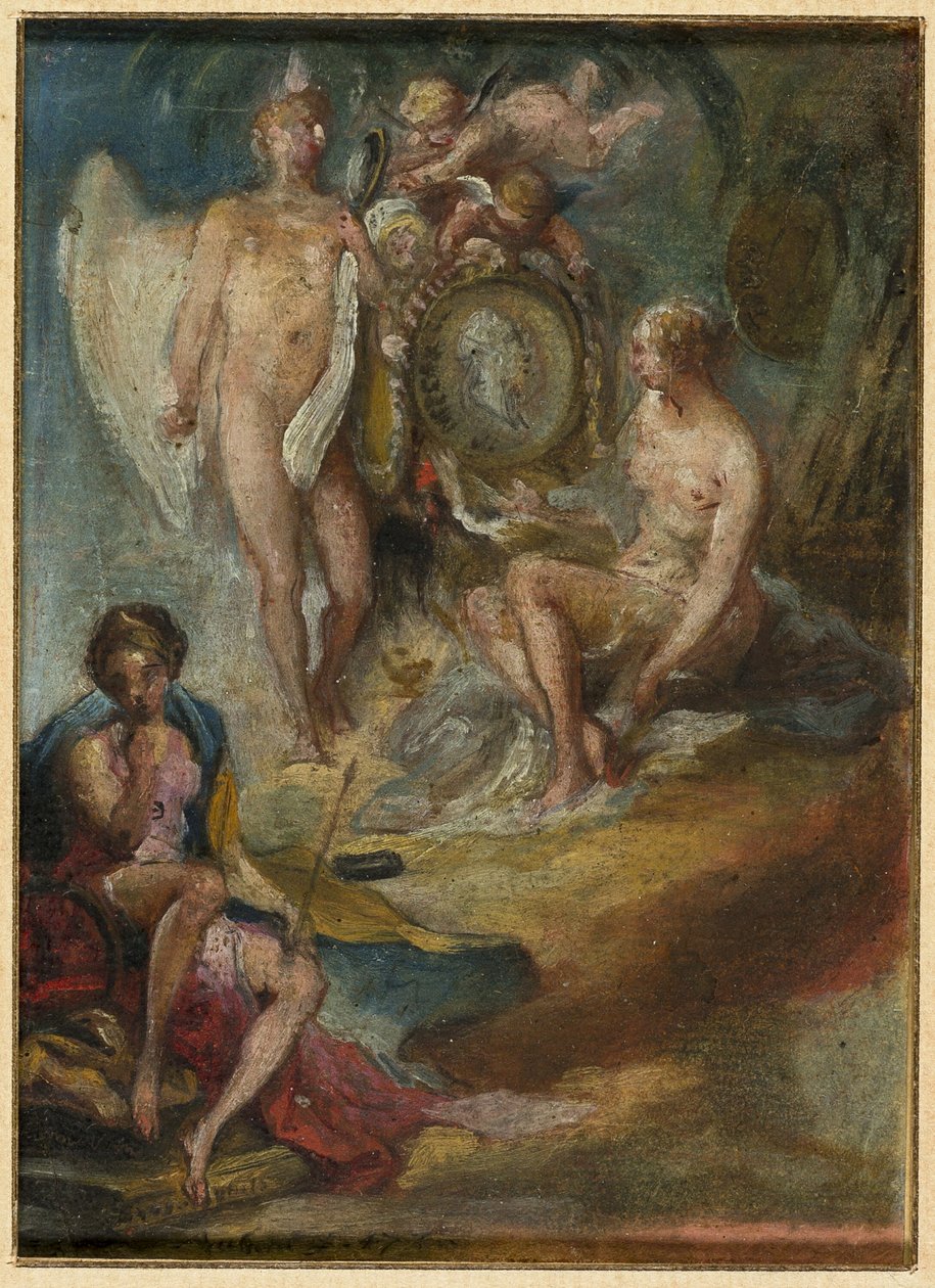 Alegoría de Gabriel Jacques de Saint Aubin
