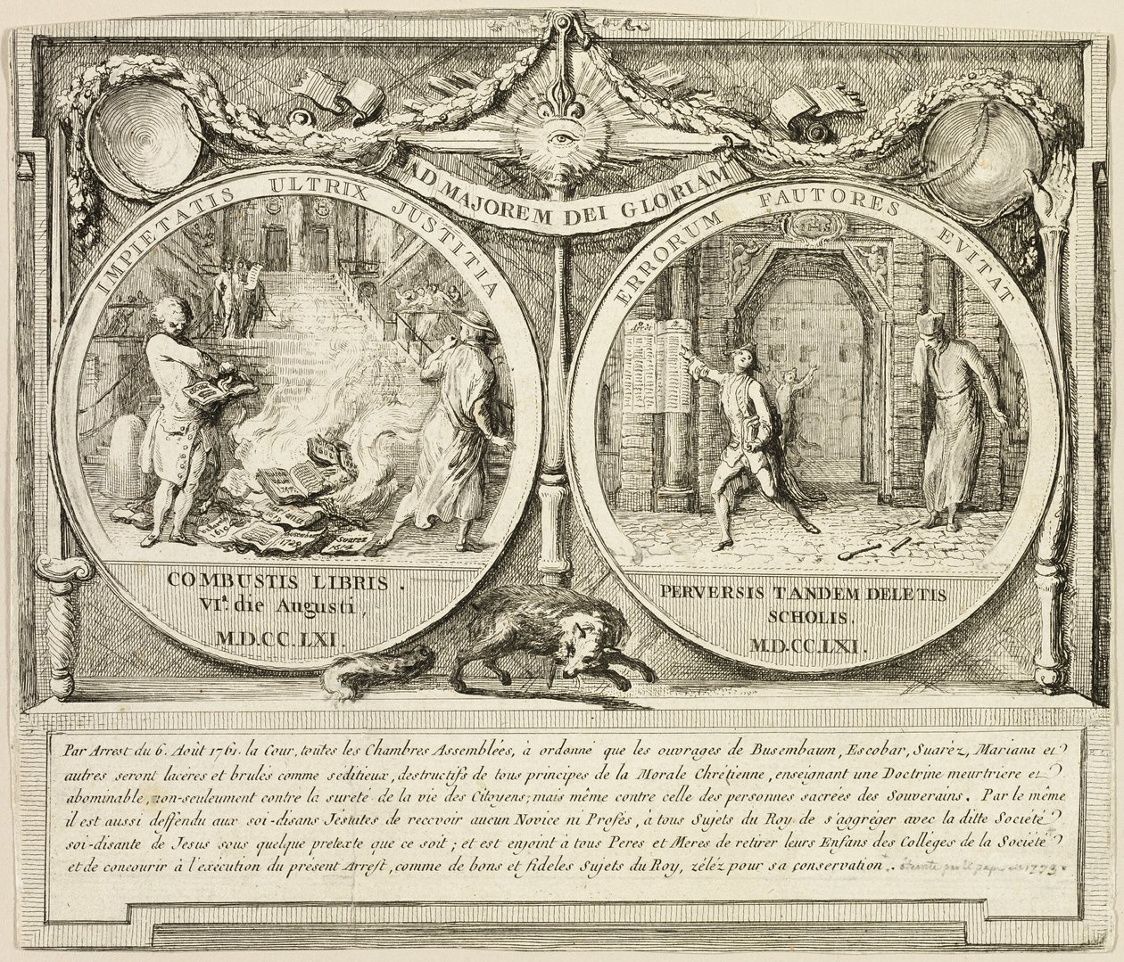 Expulsión de los Jesuitas de Gabriel Jacques de Saint Aubin