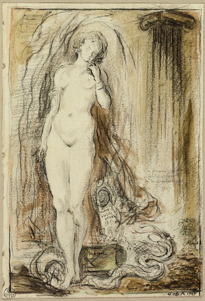 Pandora de Gabriel Jacques de Saint Aubin