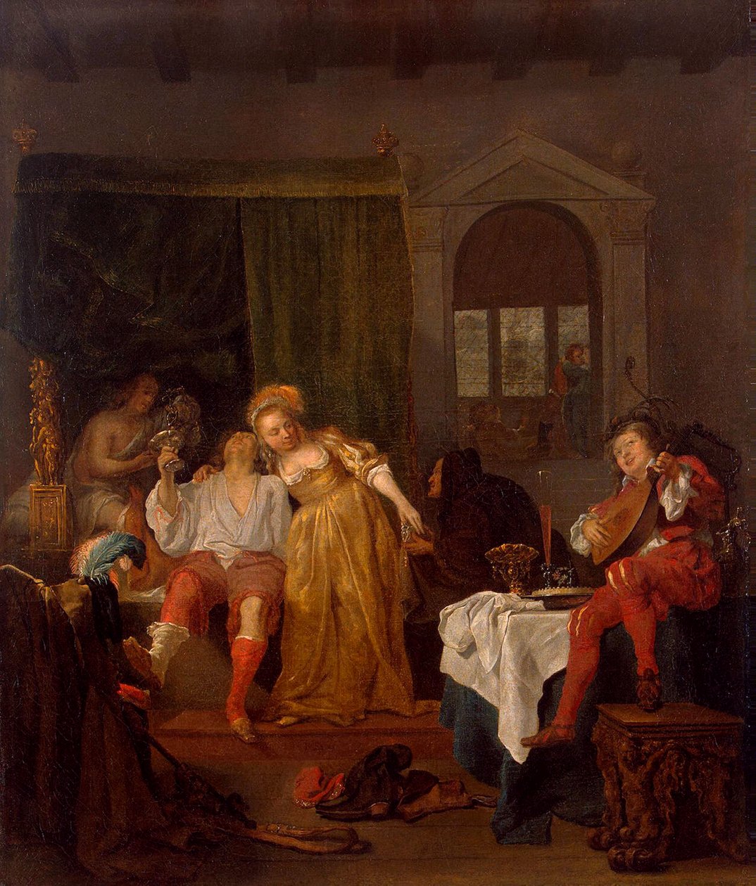 La parábola del hijo pródigo, 1640s de Gabriel Metsu