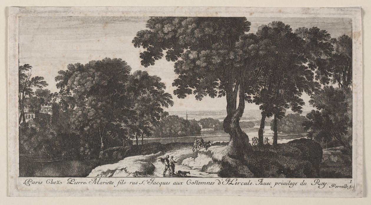 Paisaje con Figuras de Gabriel Perelle