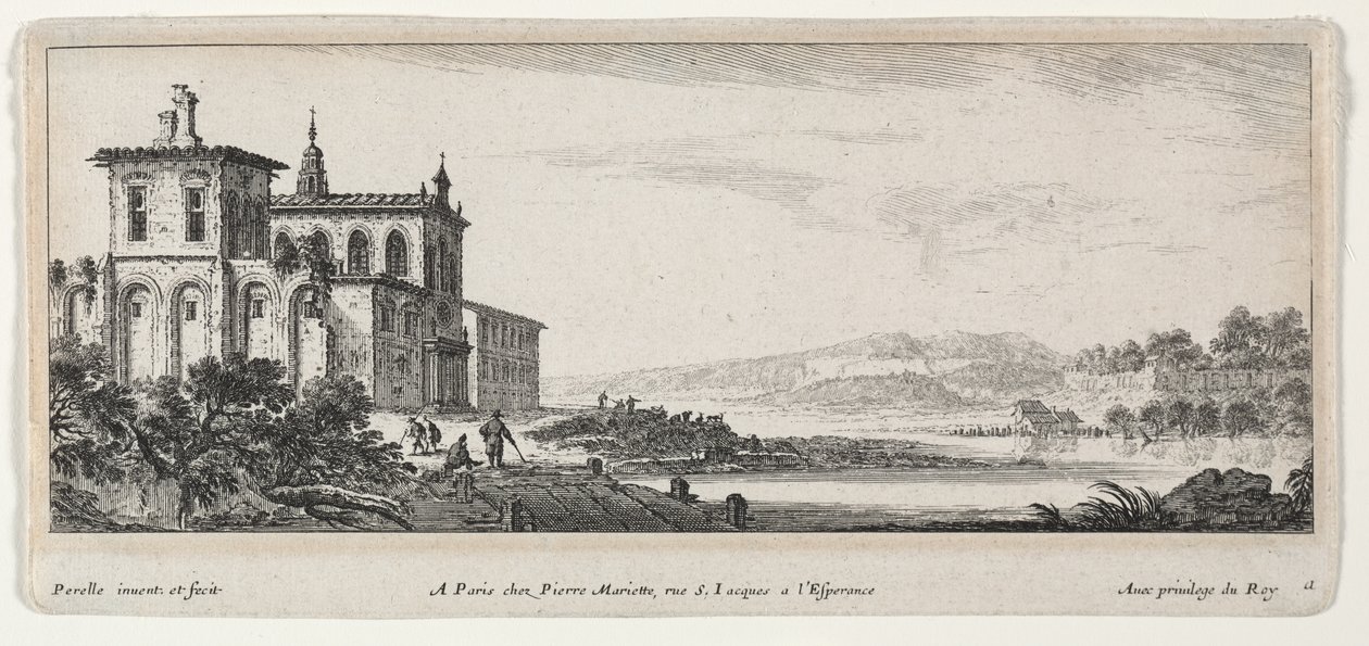 Escena del río de Gabriel Perelle