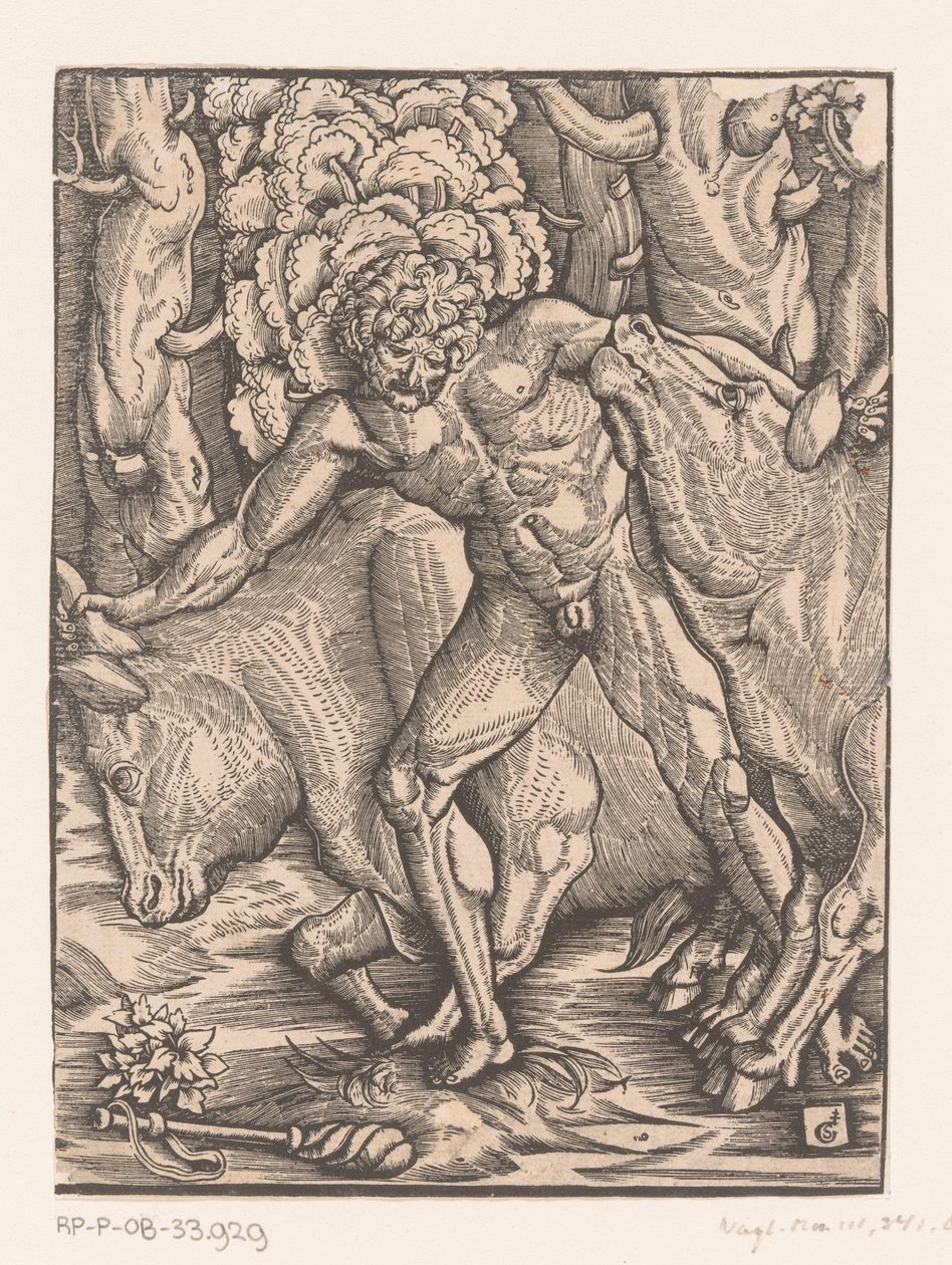 Hércules y el ganado de Gerión
Trabajos de Hércules (título de la serie) de Gabriel Salmon