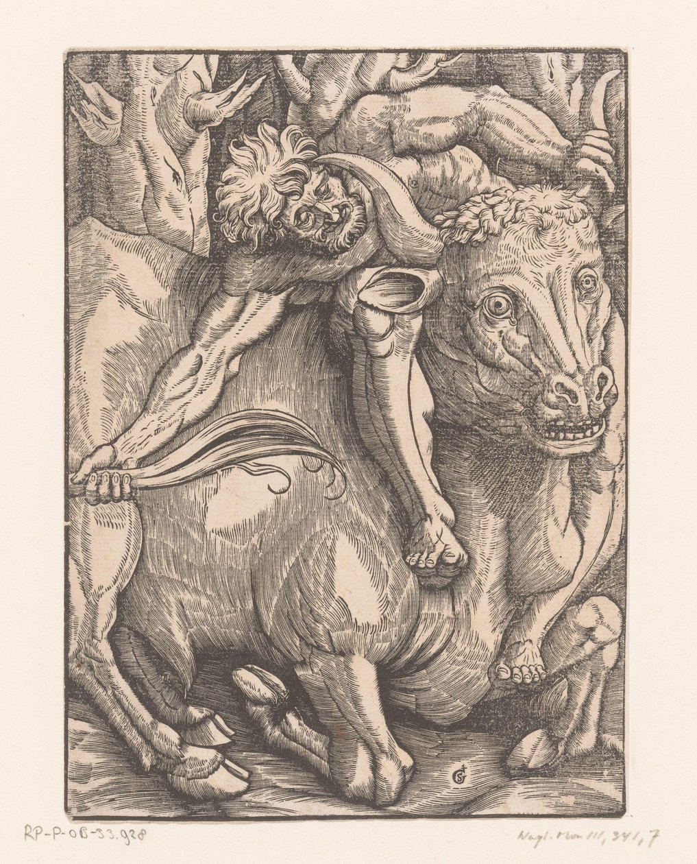 Hércules lucha con Acheloüs
Trabajos de Hércules (título de la serie) de Gabriel Salmon