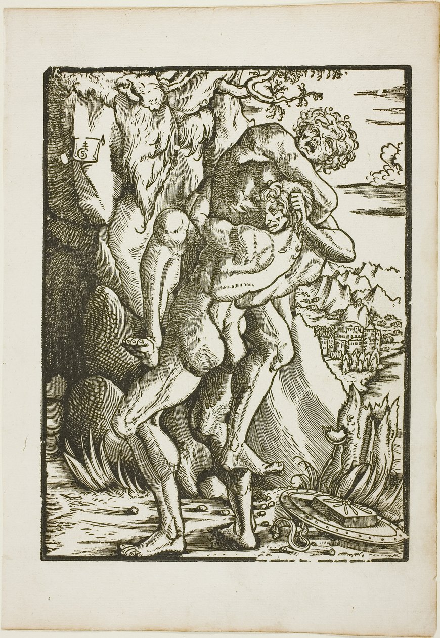 Los trabajos de Hércules: Hércules y Anteo de Gabriel Salmon