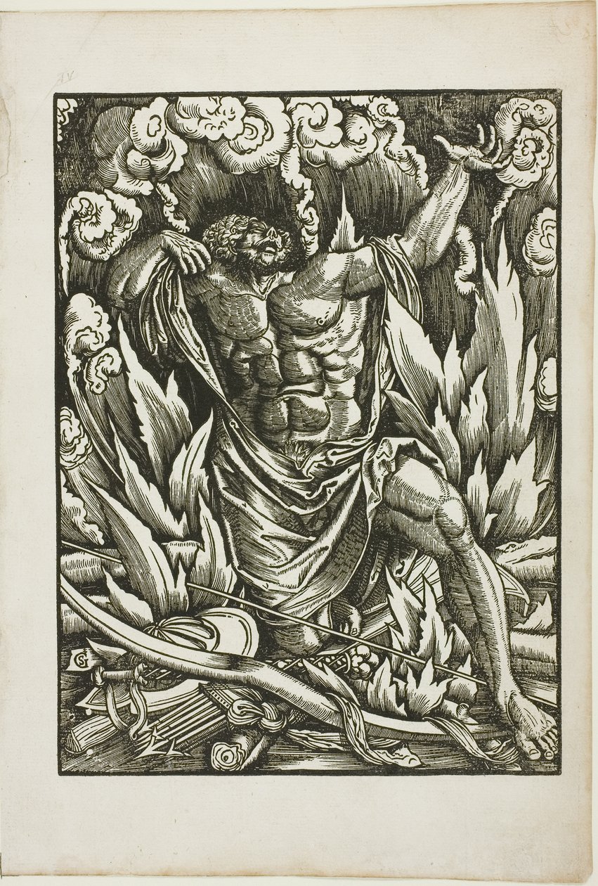 Los trabajos de Hércules: Hércules en la pira de Gabriel Salmon