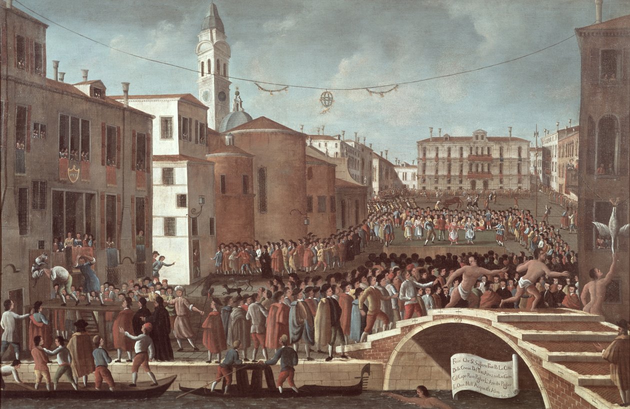 Festival de la Virgen María Bendita el 2 de febrero en Santa Maria Formosa, Venecia de Gabriele Bella