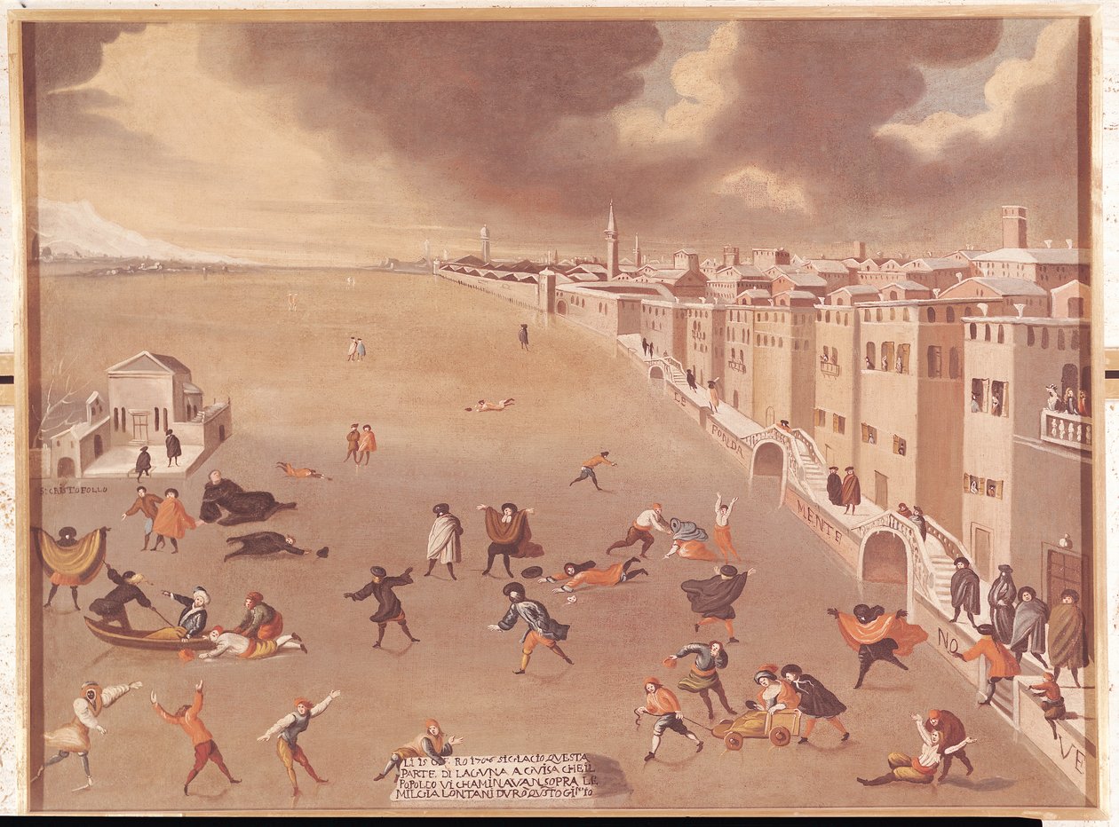 La laguna congelada en 1708 de Gabriele Bella