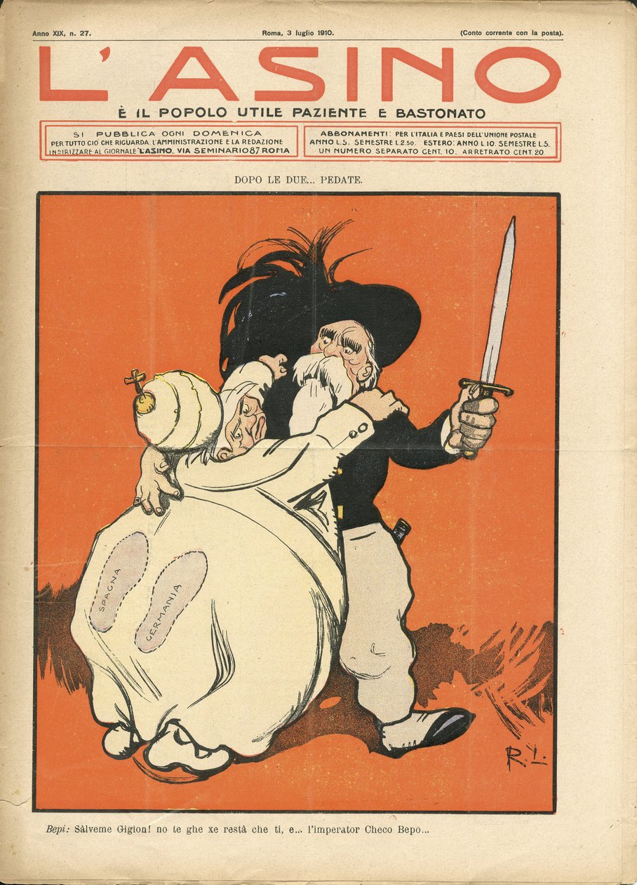 Ilustración de Galantara (1865-1937) para la Portada de L