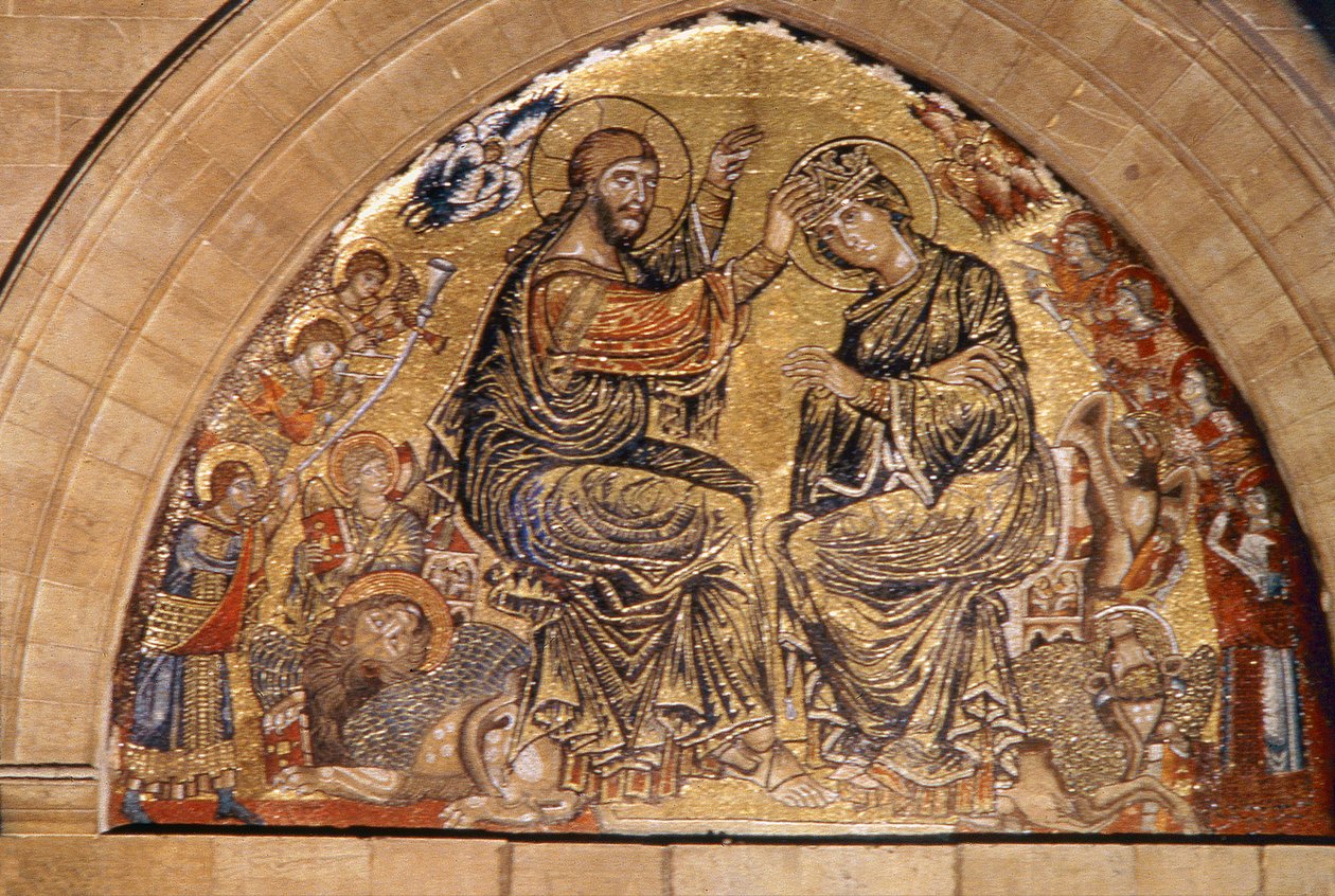 La coronación de la Virgen de Gaddo di Zanobi Gaddi
