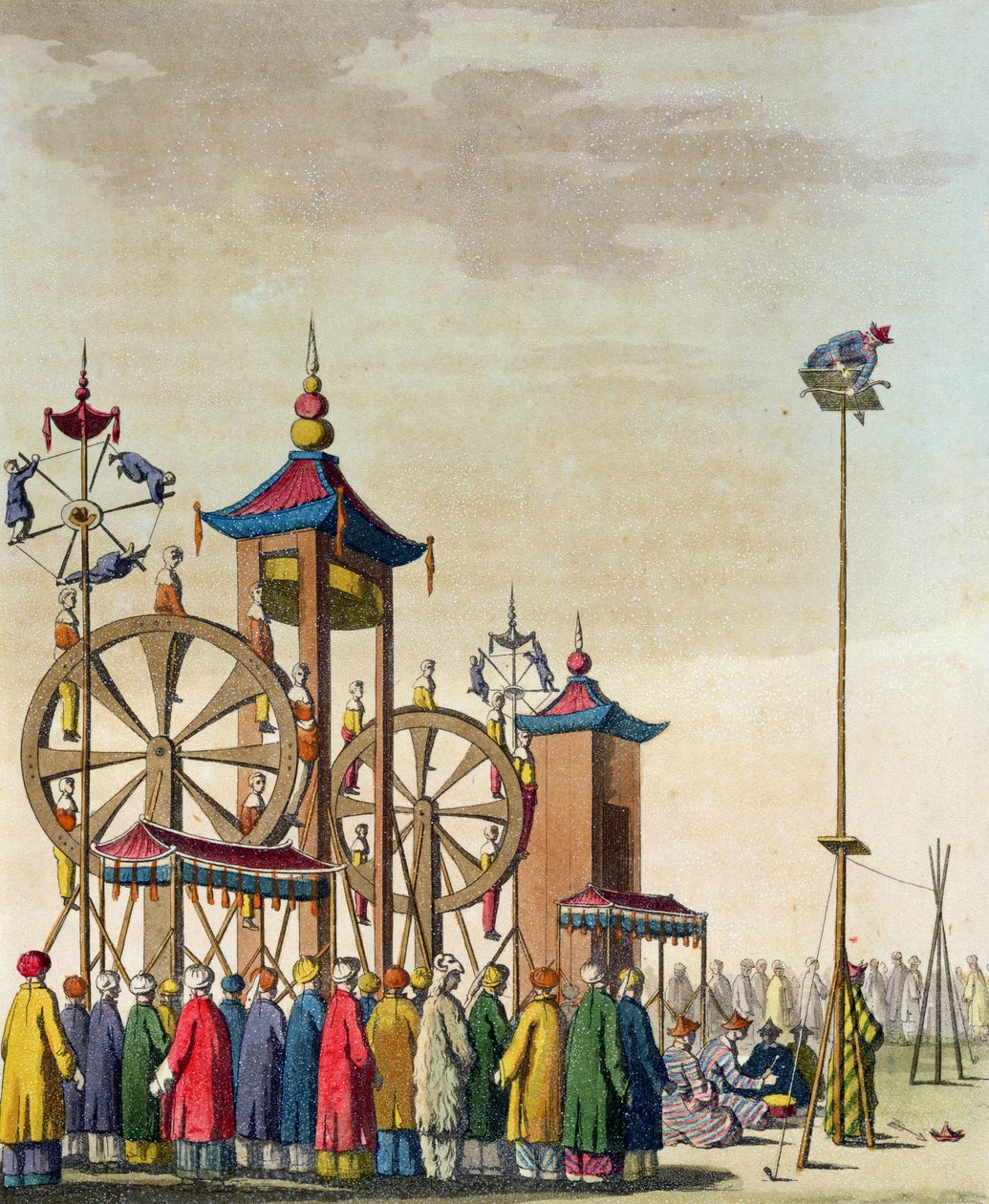 Un circo chino, ilustración de 