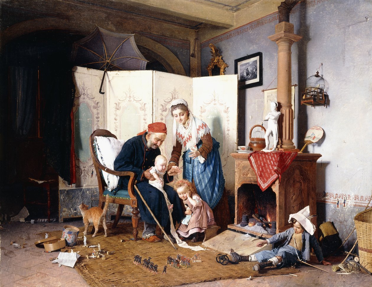 El veterano, 1878 de Gaetano Chierici