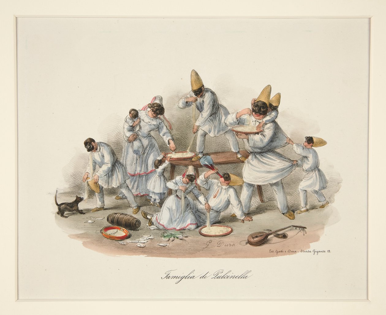 familia Pulcinella de Gaetano Dura