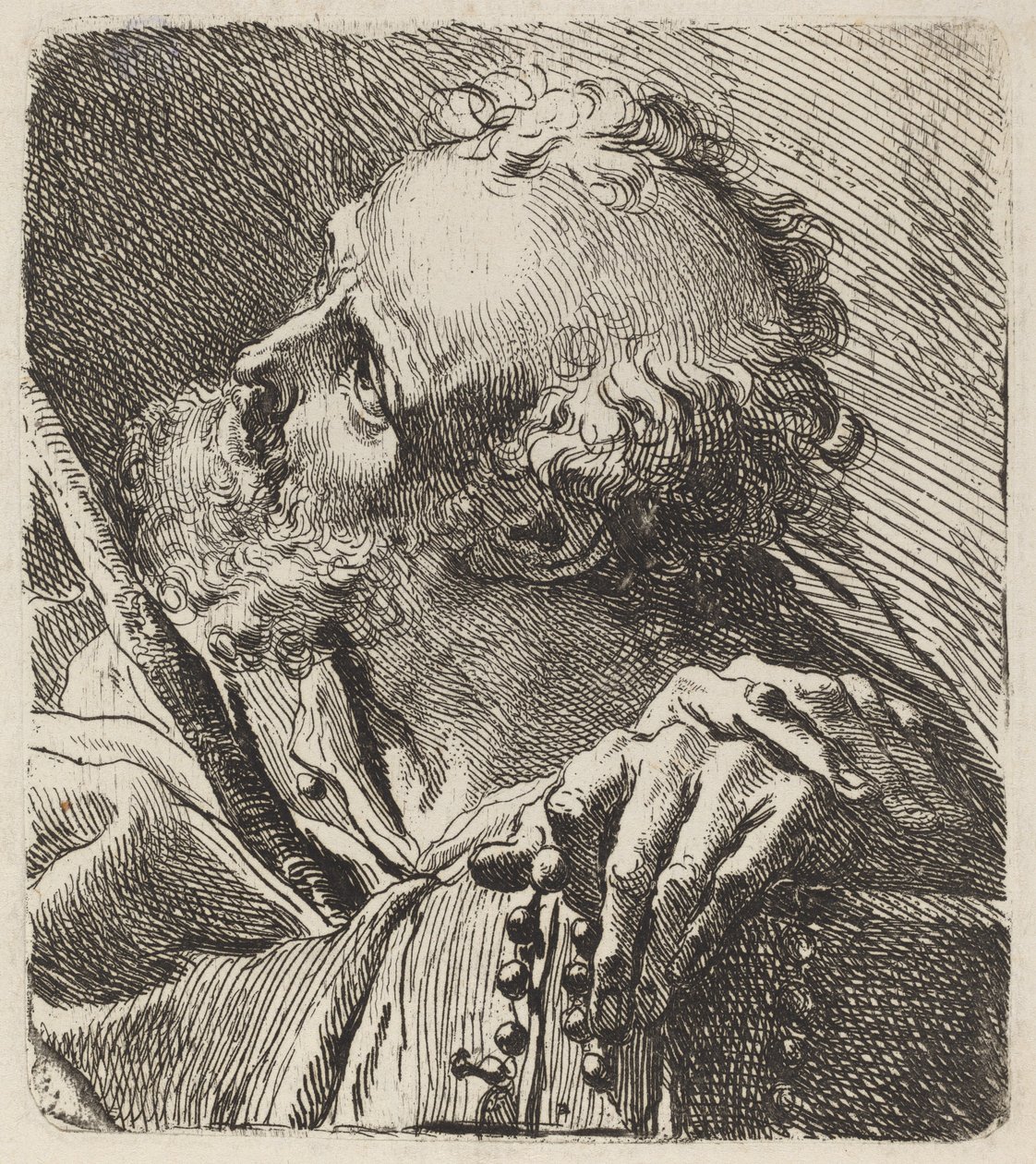 Busto de un Santo de Gaetano Gandolfi