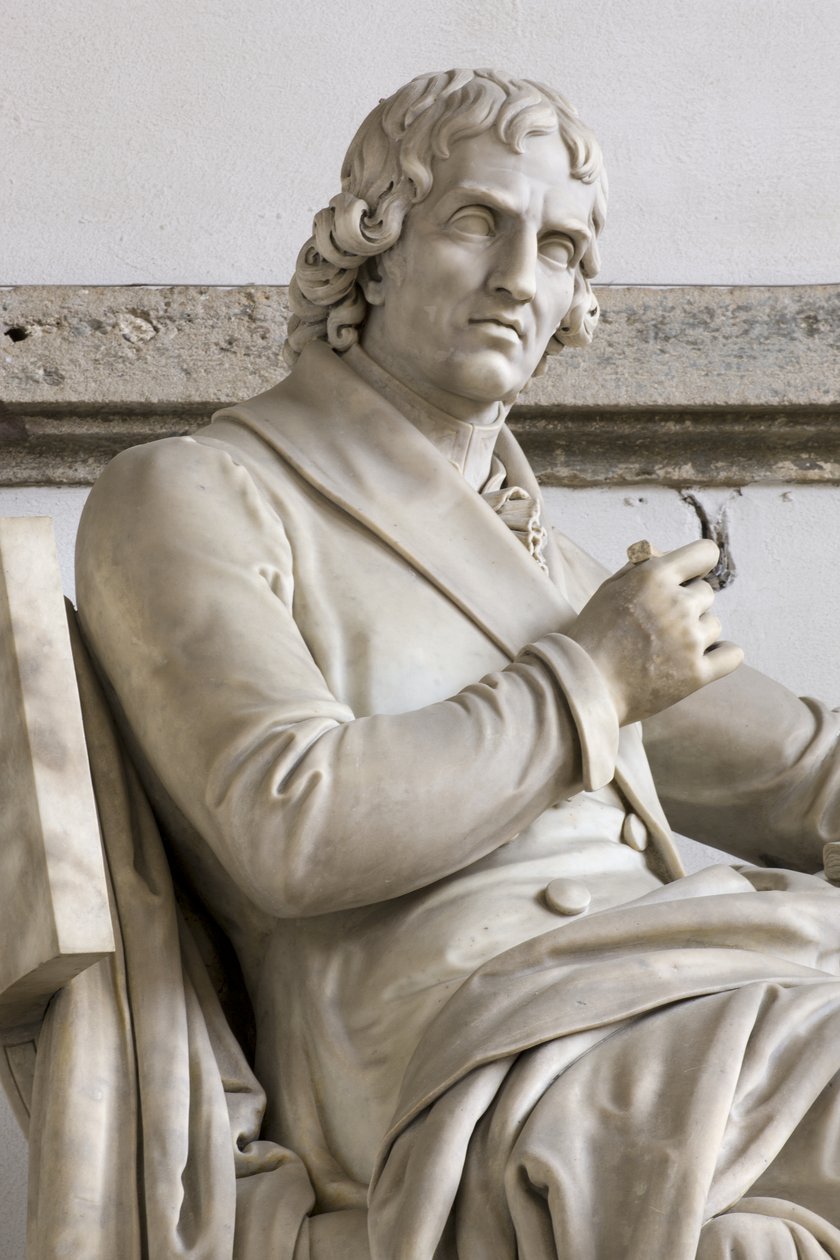 Estatua de Giuseppe Parini de Gaetano Matteo Monti