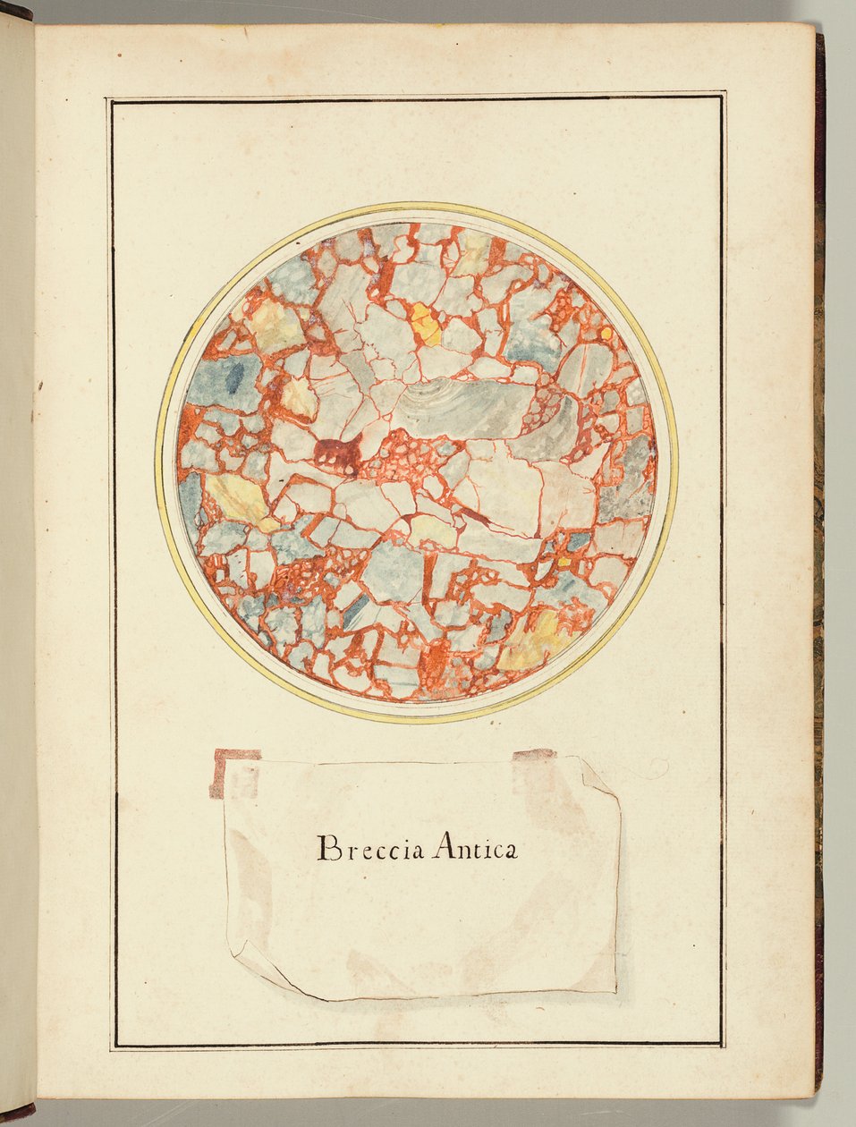 Breccia Antica, de diferentes tipos de piedra, Italia de Gaetano Piccini
