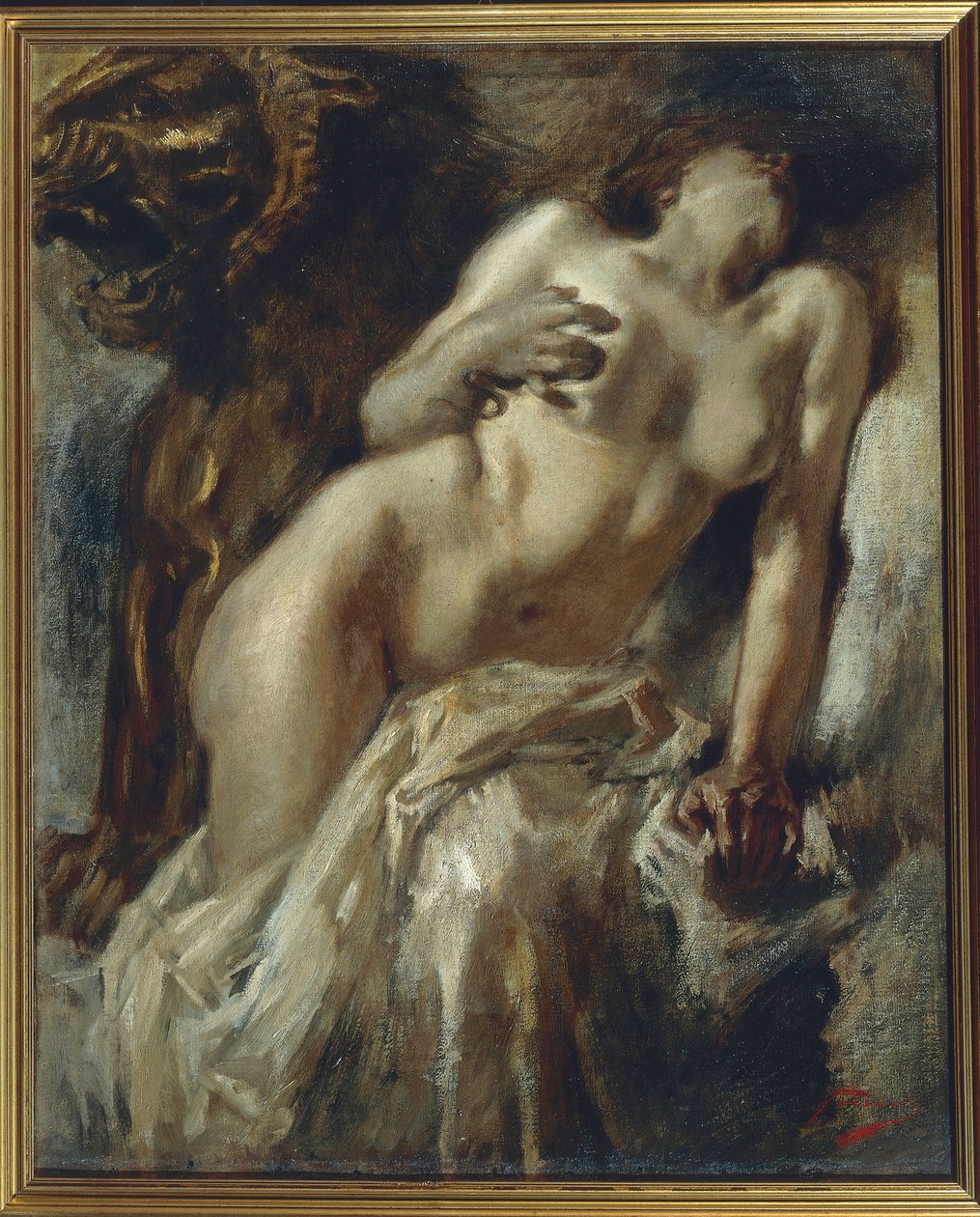 Cleopatra, por Gaetano Previati de Gaetano Previati
