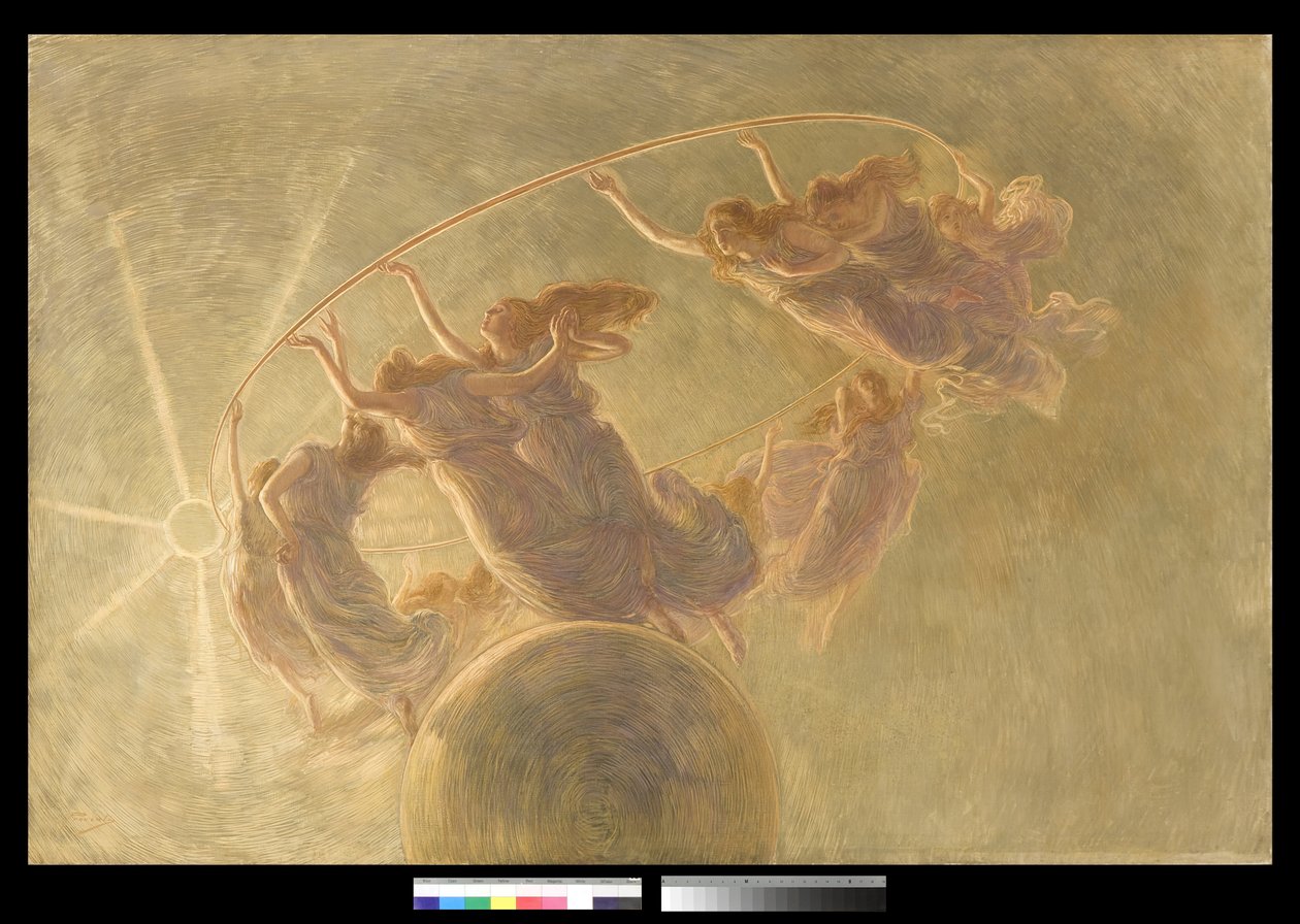 La danza de las horas de Gaetano Previati