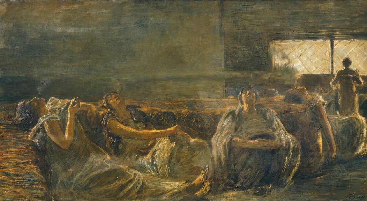 Los fumadores de opio de Gaetano Previati