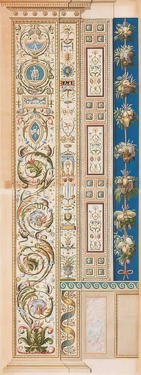Pilastra Loggia IX (Decoración) de Gaetano Savorelli