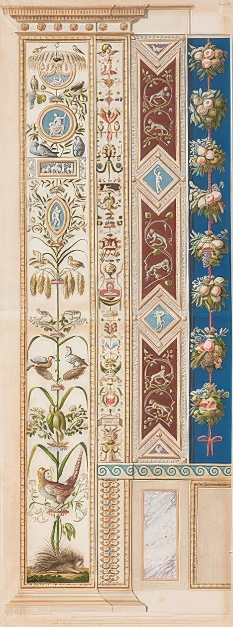 Pilaster Loggia XI (Adorno con puercoespín) de Gaetano Savorelli