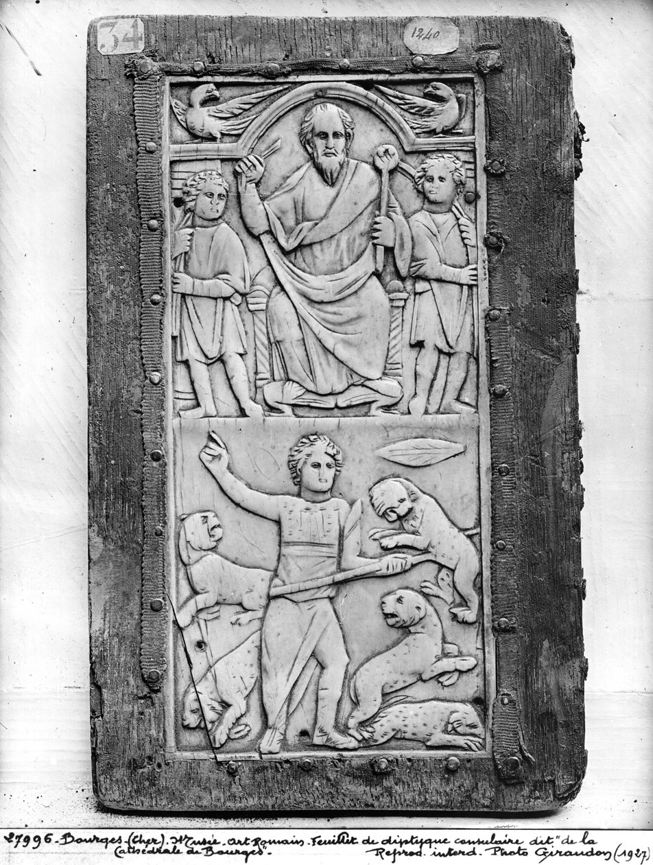 Díptico consular de Aetius, panel izquierdo de Gallo Roman