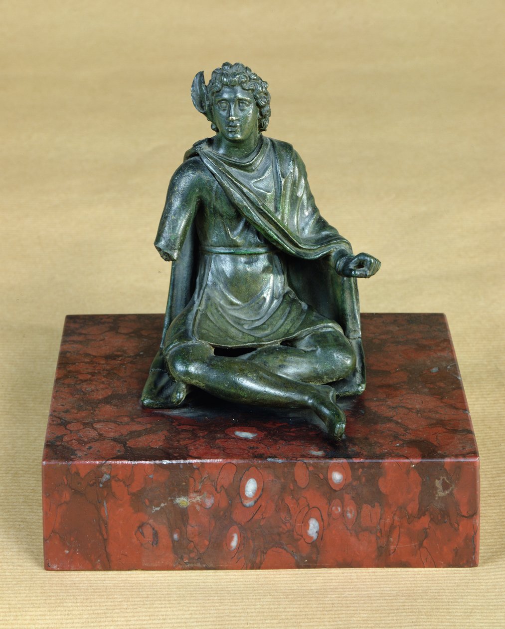 Deidad gala con la oreja de un cérvido (bronce) de Gallo Roman