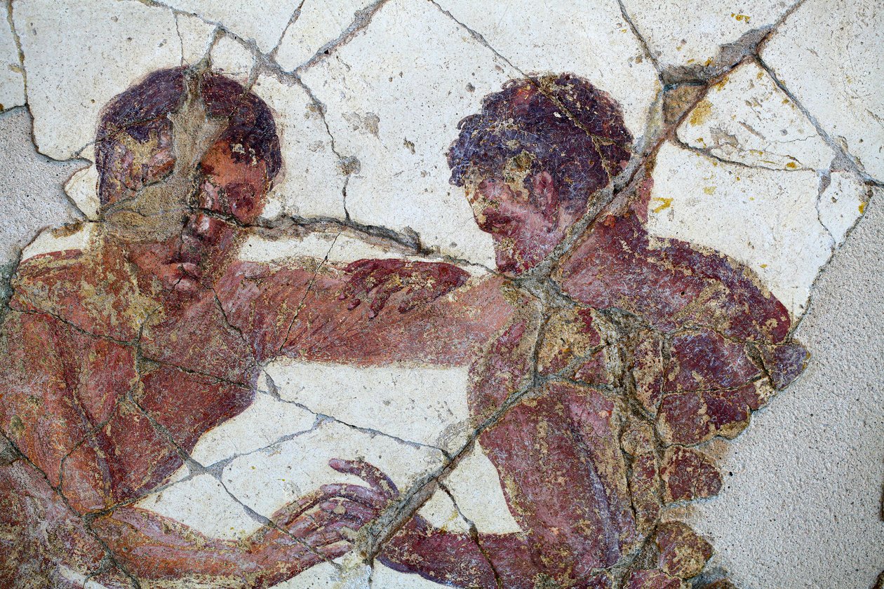 Los juegos de la palestra de Gallo-Roman Gallo-Roman