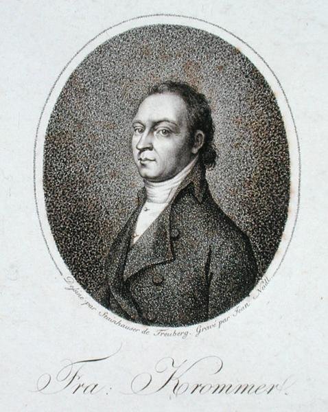 Franz Krommer (1759-1831) grabado por Jean Neidl de Gandolph Ernst (after) Stainhauser