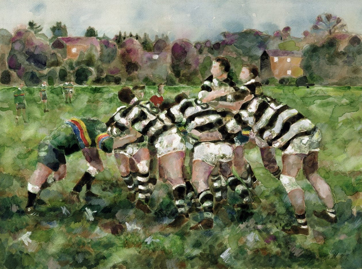 Un partido de rugby, 1989 de Gareth Lloyd Ball