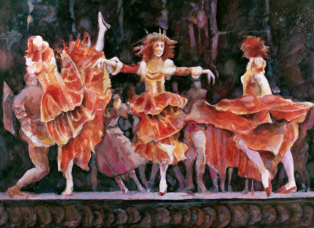 Escena de Romeo y Julieta, Royal Ballet, Covent Garden de Gareth Lloyd Ball