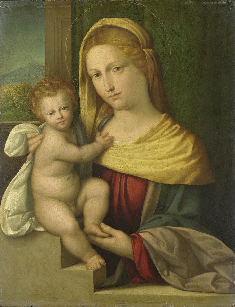 La Virgen con el Niño de Garofalo