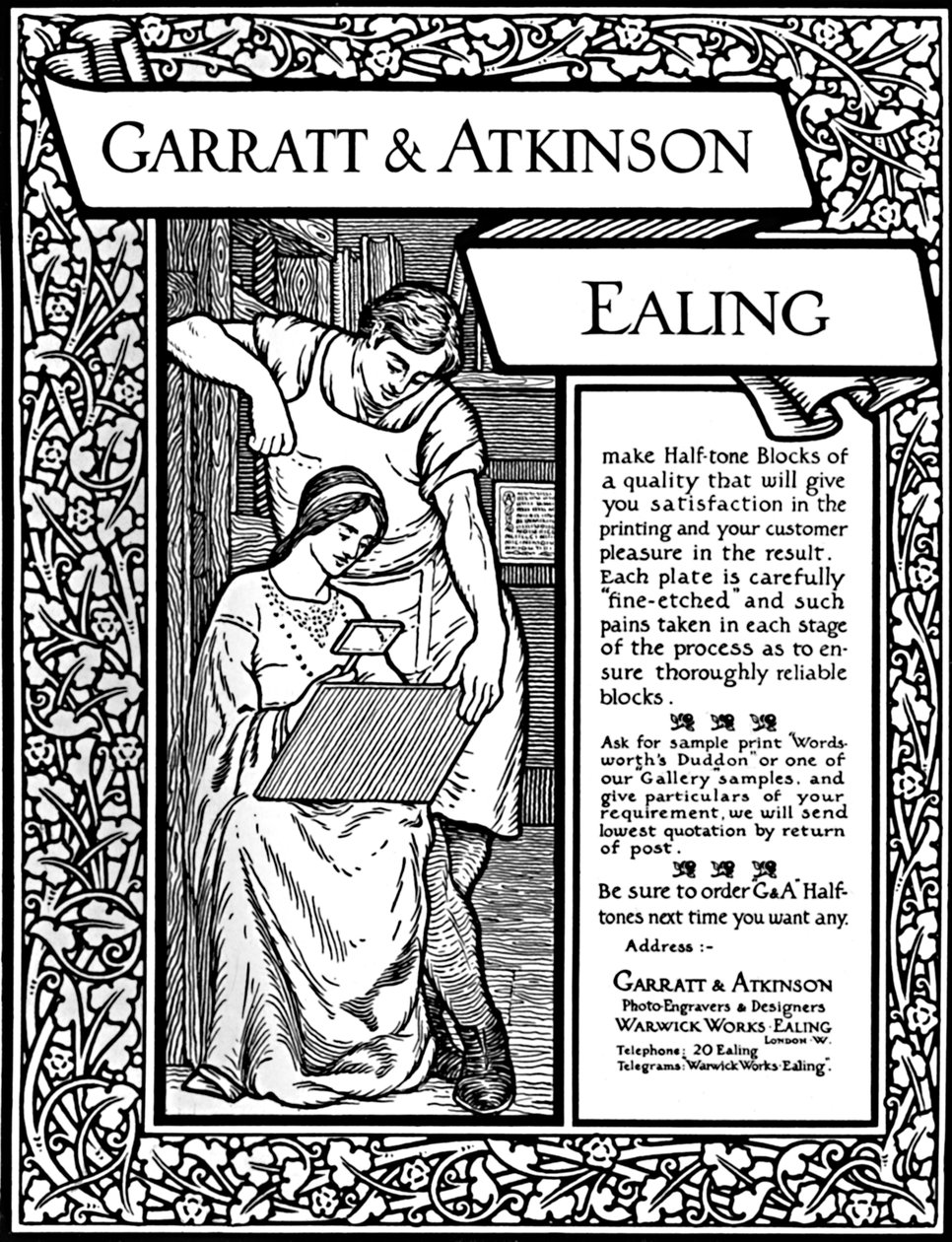 Anuncio de Garratt & Atkinson, 1907 de Garratt and Atkinson