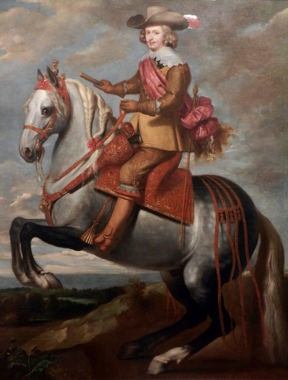 Pintura ecuestre del Infante-Cardenal Don Fernando de Austria de Gaspar De Crayer