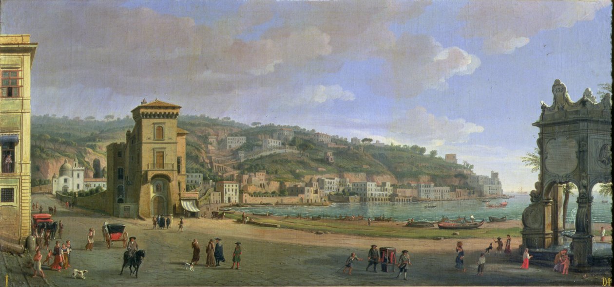 La Riviera de Chiaia en Nápoles de Gaspar van Wittel