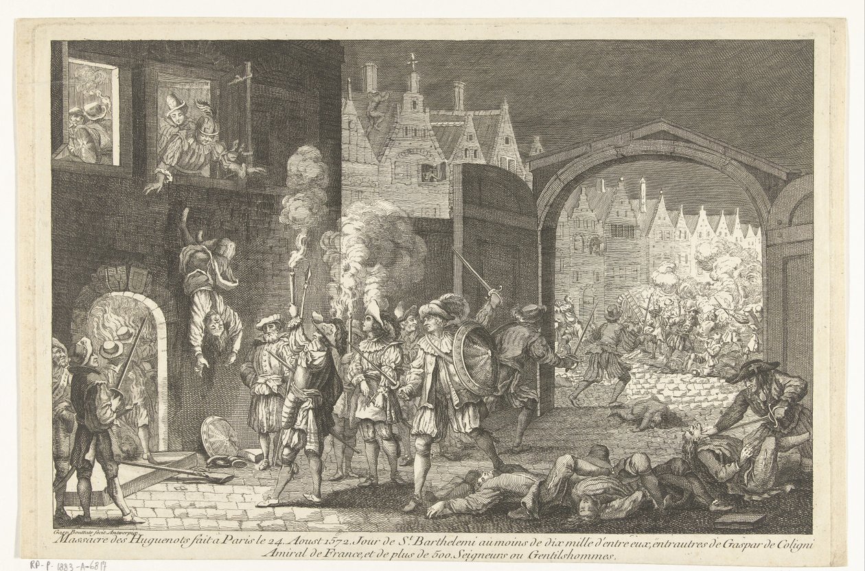 Noche de Bartolomé, 1572 de Gaspar Bouttats