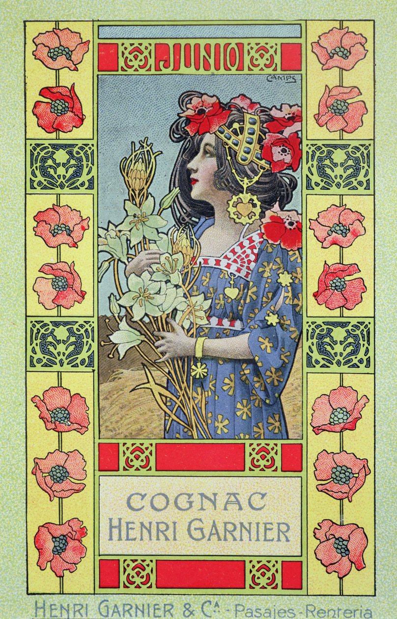 Junio, de un calendario para Henri Garnier & Co. de Gaspar Camps Junyent